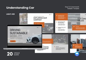 汽车产品信息介绍展示keynote模板 - 顶尖PPT