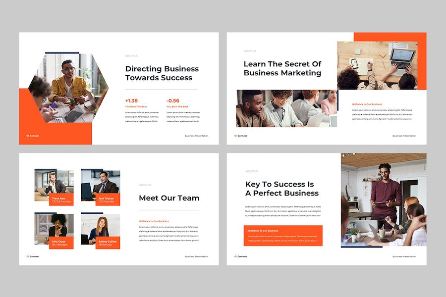连接业务营销策划keynote模板 - 顶尖PPT