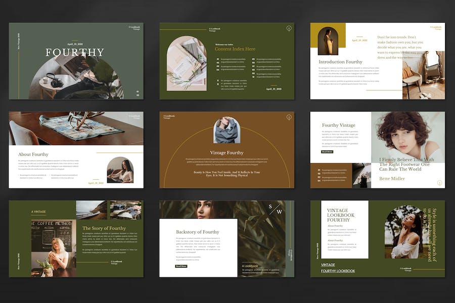 时尚品牌推广营销方案Keynote模板 - 顶尖PPT