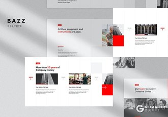 100页极简风格商务团队介绍企业介绍作品展示流行时尚keynote模板 - 顶尖PPT