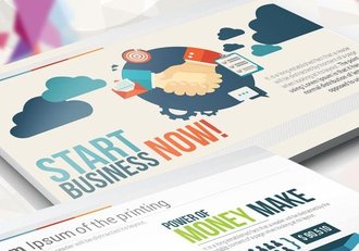 90页国外商务风格彩色商务图形设计企业介绍工作计划总结PPT动画模板 - 顶尖PPT