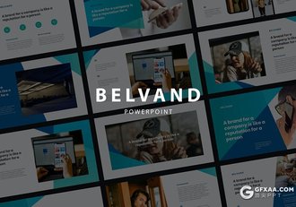 30页创意图形组合设计简约时尚商务多用途PPT模板 - 顶尖PPT