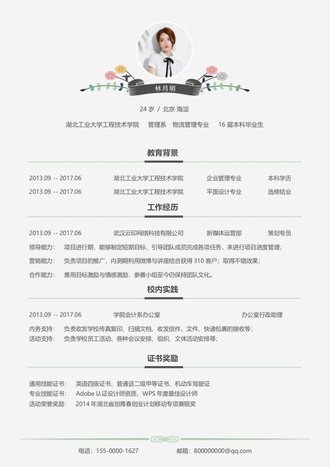 物流管理专业个人简历模板 - 顶尖PPT