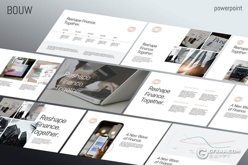 30页极简小清新文艺风格PPT模板 - 顶尖PPT