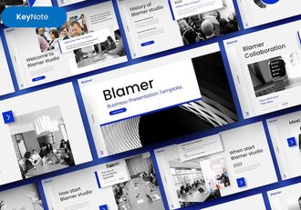 业务推荐主旨内容展示Keynote模板 - 顶尖PPT