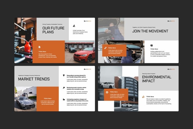 汽车产品信息介绍展示keynote模板 - 顶尖PPT