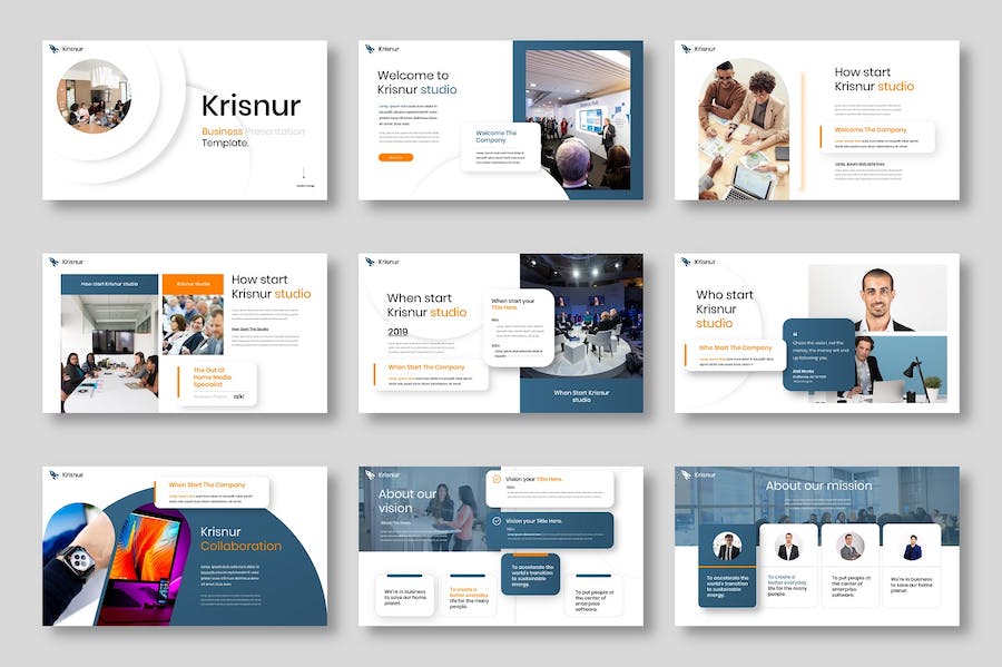高端商务团队企业介绍工作计划总结keynote模板 - 顶尖PPT