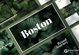 30页国外简约小清新风格图片展示PPT模板 - 顶尖PPT