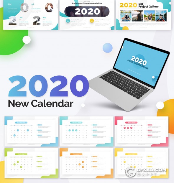 343页国外彩色高端图形版式设计精美商务动画PPT模板商务卡通图形设计ppt模板 2020年最漂亮的PPT模板 - 顶尖PPT