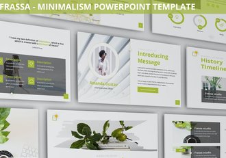 极简商务企业品牌推介创意设计展示方案PPT模板 - 顶尖PPT