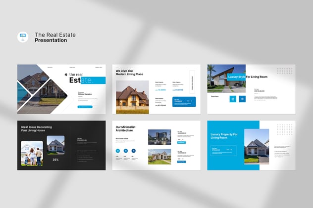 房地产主题keynote模板 - 顶尖PPT