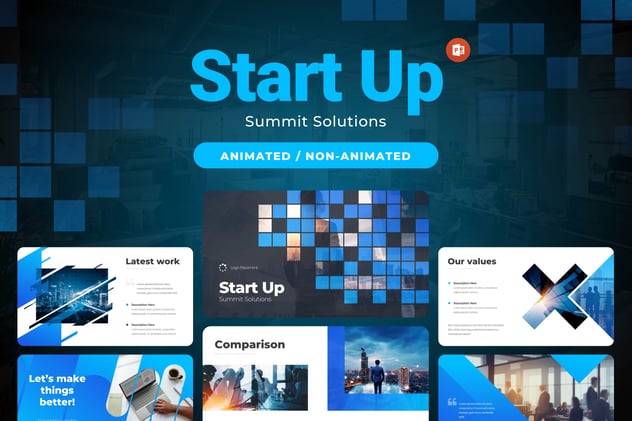 项目启动峰会交流互动解决方案PPT动画模板 - 顶尖PPT