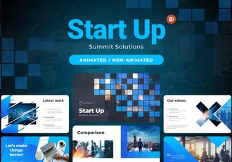 项目启动峰会交流互动解决方案PPT动画模板 - 顶尖PPT