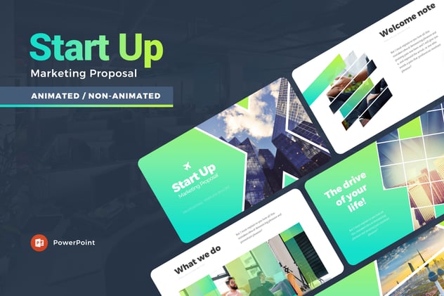 营销动画信息图形PPT模板 - 顶尖PPT