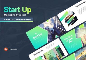 营销动画信息图形PPT模板 - 顶尖PPT