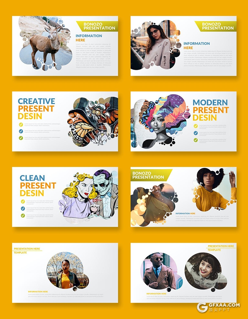 35页创意圆形图片占位符图文搭配设计keynote模板 赠送1000矢量可变图标 - 顶尖PPT