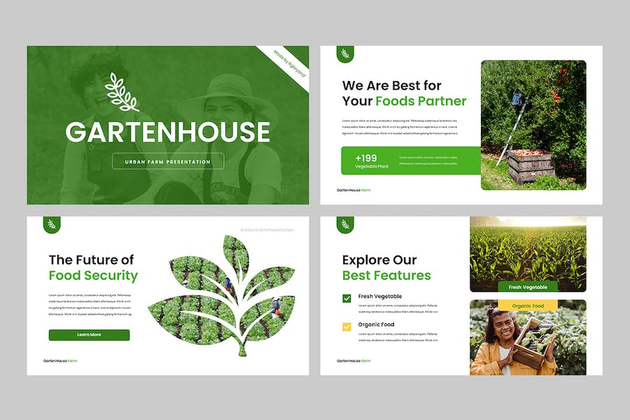 农业技术展示项目推介园艺产业keynote模板 - 顶尖PPT