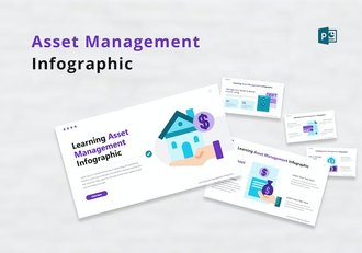 资产管理信息图形图表PPT模板 - 顶尖PPT