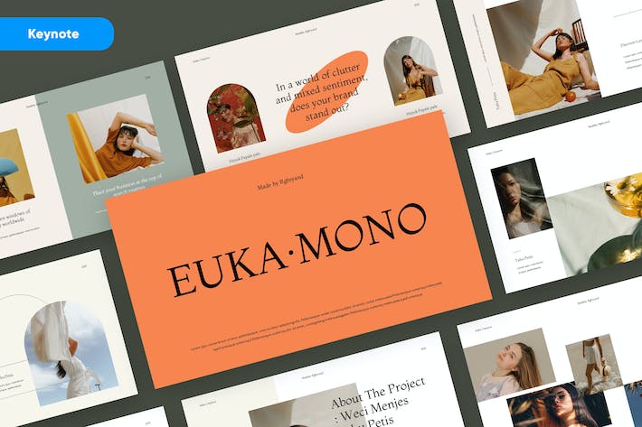 艺术设计领域美学分享Keynote演示模板 - 顶尖PPT