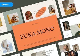 艺术设计领域美学分享Keynote演示模板 - 顶尖PPT