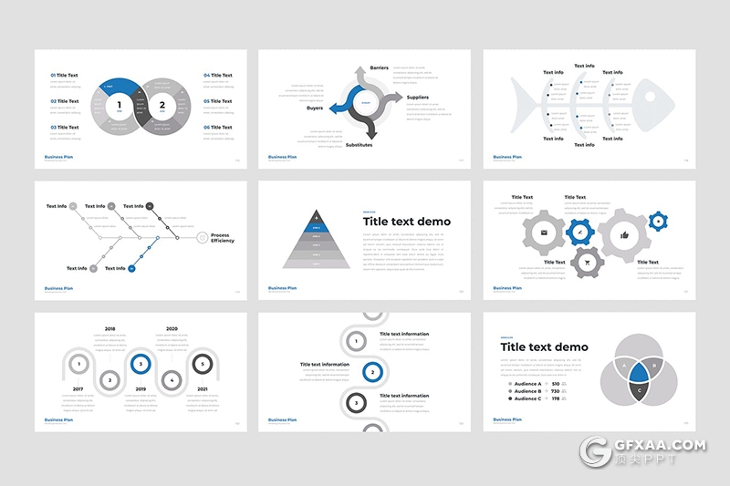 150页商务数据图形PPT模板 - 顶尖PPT