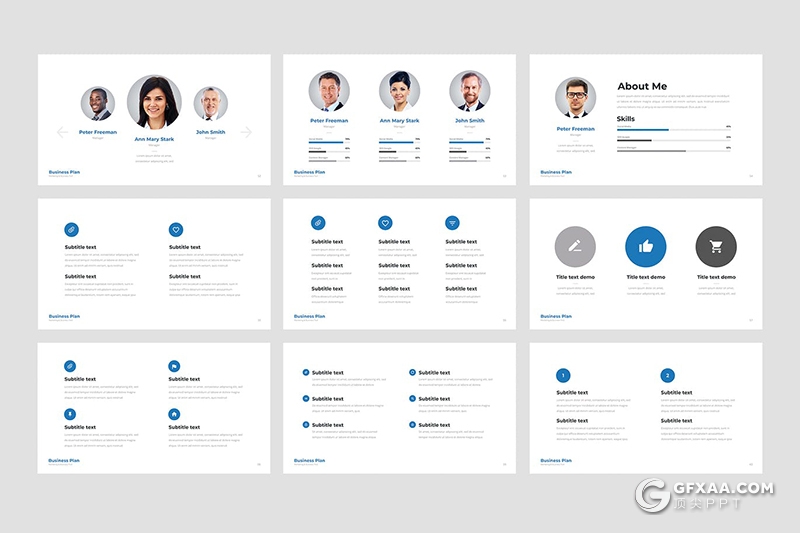 150页商务数据图形PPT模板 - 顶尖PPT