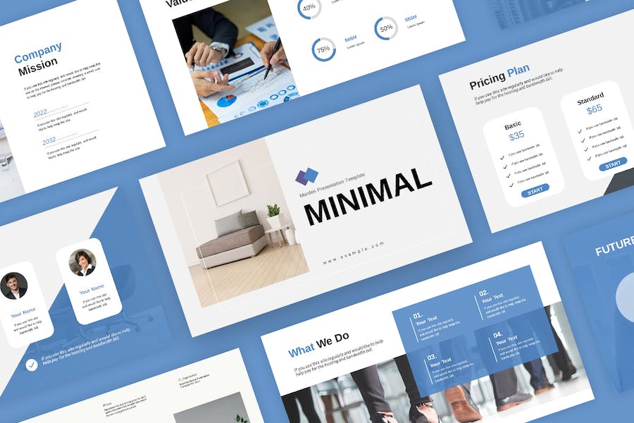 简约商业融资计划书PPT模板 - 顶尖PPT