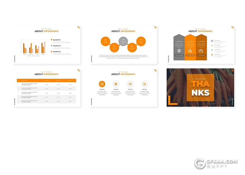 30页国外极简文艺风格蔬菜果蔬介绍展示keynote模板5种主题配色 - 顶尖PPT