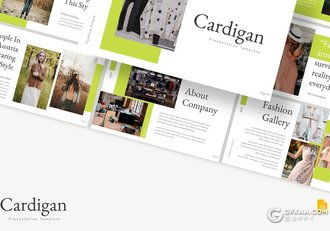 30页欧美扁平化简约时尚多用途Google slides模板5种配色 - 顶尖PPT