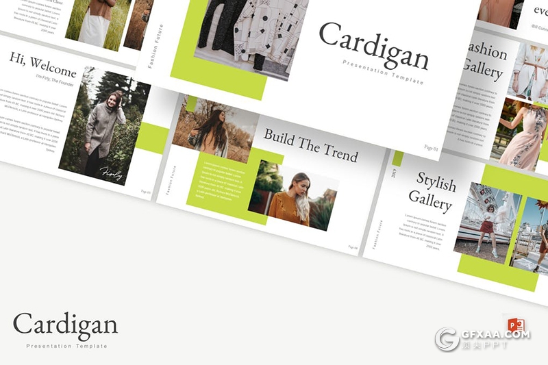 30页欧美扁平化简约时尚多用途PPT模板5种配色 - 顶尖PPT