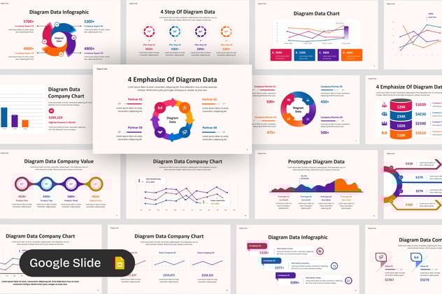 数据统计分析图形可视化展示PPT模板 - 顶尖PPT