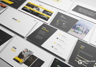 30页汽车经销商和汽车维修业务keynote模板 - 顶尖PPT