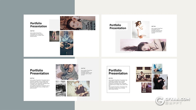 55页国外极简小清新唯美风格keynote模板摄影写真图片展示苹果key模板 - 顶尖PPT