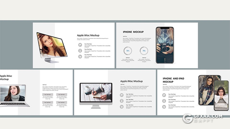 55页国外极简小清新唯美风格keynote模板摄影写真图片展示苹果key模板 - 顶尖PPT
