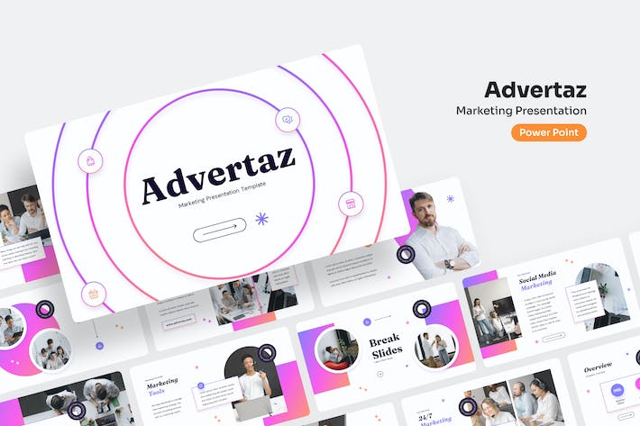 广告营销推广策略方案展示PPT模板 - 顶尖PPT