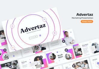 广告营销推广策略方案展示PPT模板 - 顶尖PPT