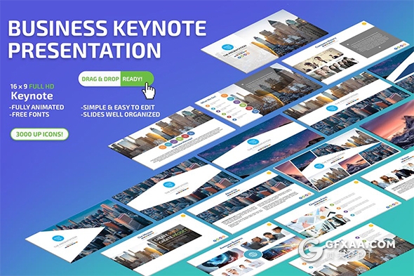 151页国外创意公司团队介绍商务信息图形设计keynote模板 - 顶尖PPT