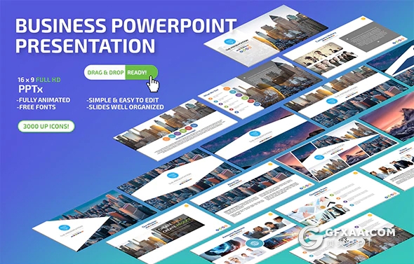 151页国外创意公司团队介绍商务信息图形设计PPT模板 - 顶尖PPT