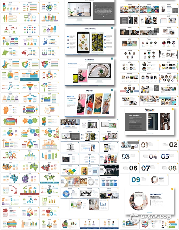 1330页国外大型商务全行业通用PPT模板1000个矢量图标 - 顶尖PPT