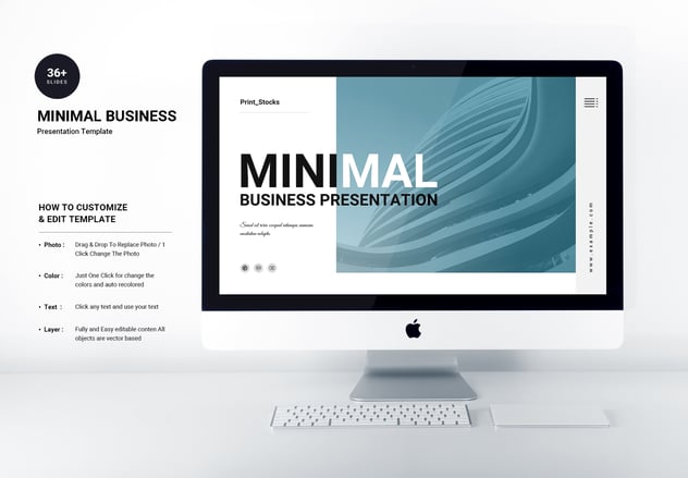 企业极简业务模式介绍Keynote演讲模板 - 顶尖PPT