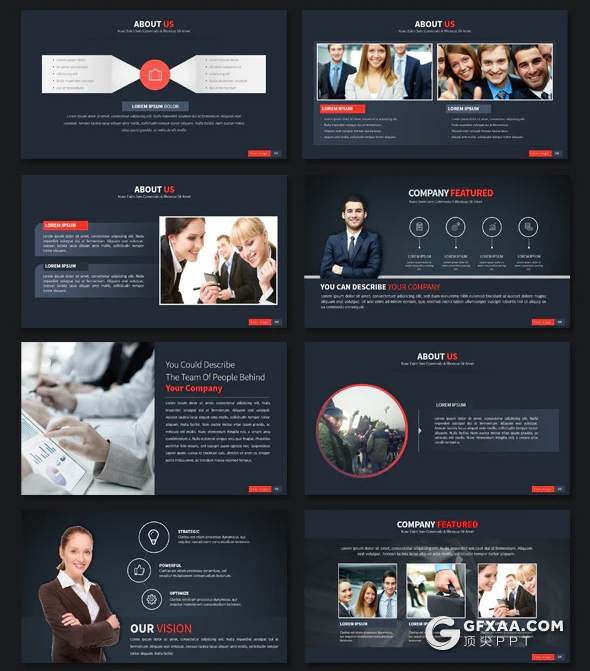 150页国外商业项目规划ppt工程建筑房地产企业介绍公司股东介绍PPT模板 - 顶尖PPT