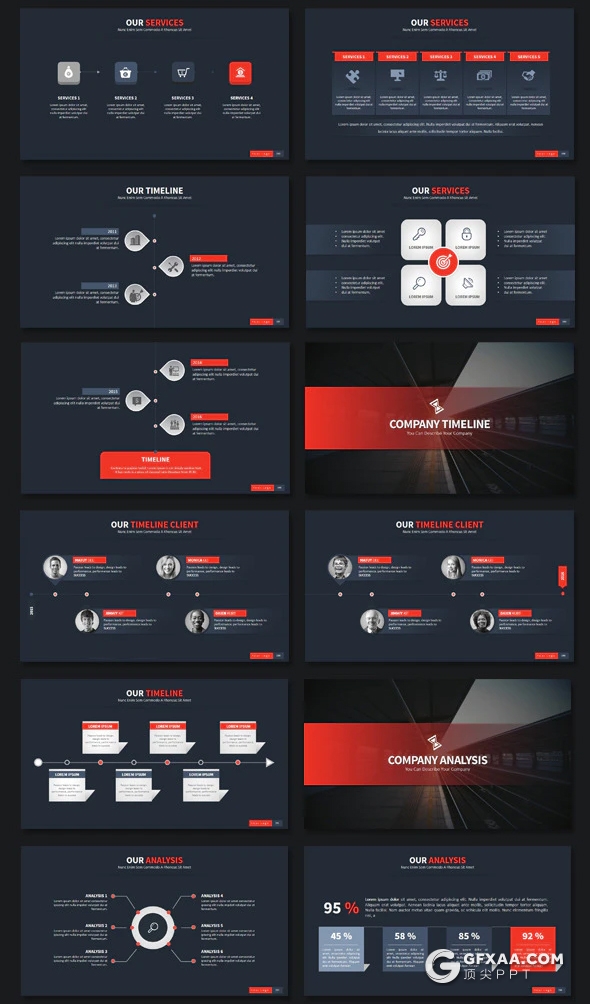 150页国外商业项目规划ppt工程建筑房地产企业介绍公司股东介绍PPT模板 - 顶尖PPT