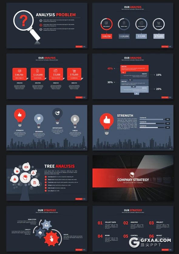 150页国外商业项目规划ppt工程建筑房地产企业介绍公司股东介绍PPT模板 - 顶尖PPT