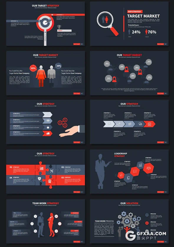 150页国外商业项目规划ppt工程建筑房地产企业介绍公司股东介绍PPT模板 - 顶尖PPT