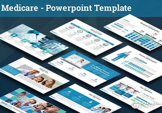 55页医学医疗研究生物化学研究行业通用PPT模板多种主题配色 - 顶尖PPT