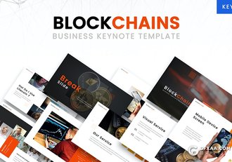 30页区块链技术介绍虚拟货币推广企业介绍宣传keynote模板 - 顶尖PPT