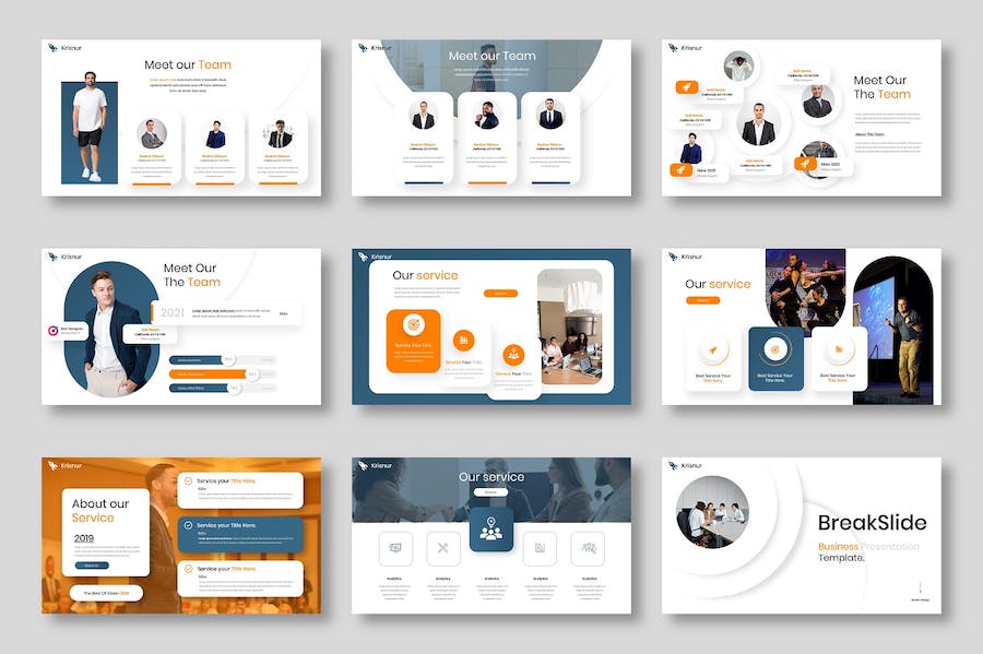 高端商务团队企业介绍工作计划总结keynote模板 - 顶尖PPT
