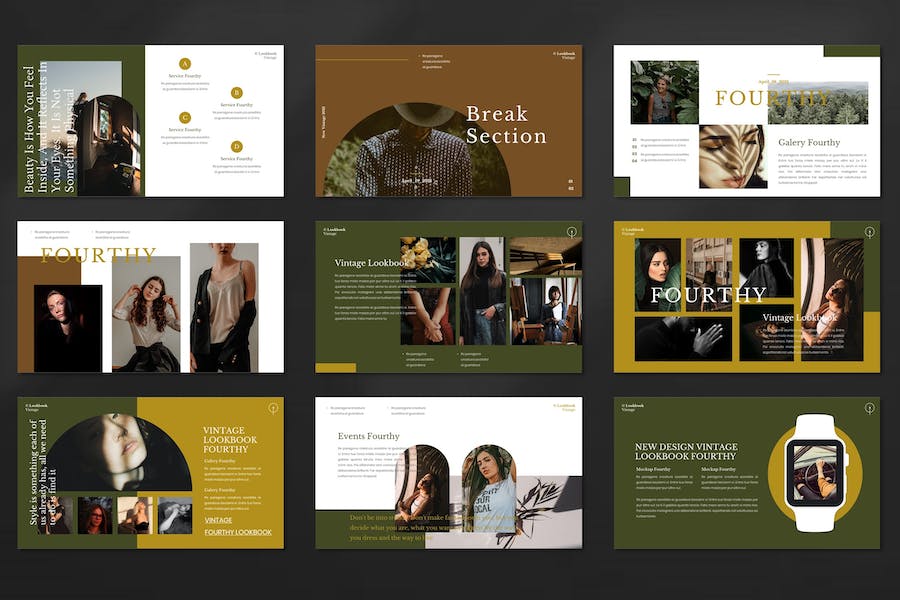 时尚品牌推广营销方案Keynote模板 - 顶尖PPT