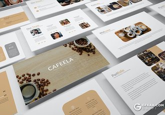 30页咖啡品牌介绍宣传咖啡行业分析调研PPT模板5种主题配色 - 顶尖PPT