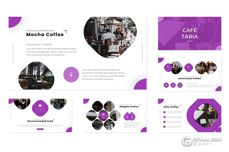 30页精美圆角矩形设计2020年终工作总结汇报PPT模板5种主题配色 - 顶尖PPT